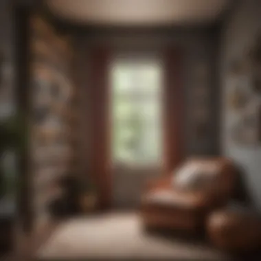 Cozy Reading Nook for a Relaxing Space Stylish and cozy reading nook in a teenage room