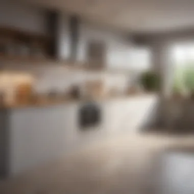 Efficient Compact Kitchen Layout Compact kitchen layout optimizing functionality and aesthetics