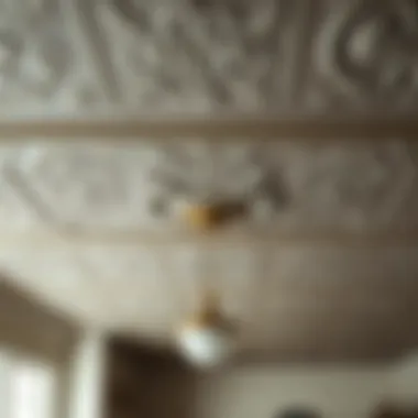 Vintage Tin Ceiling Tiles Vintage tin ceiling tiles adding character to a room