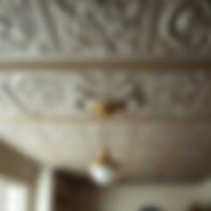 Vintage Tin Ceiling Tiles Vintage tin ceiling tiles adding character to a room