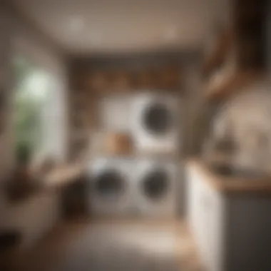 Cozy Laundry Nook Design Cozy laundry nook with personalized decor and functional organization