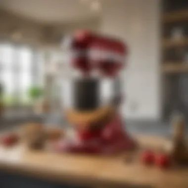 KitchenAid Artisan Mixer in Modern Kitchen KitchenAid Artisan Mixer in a beautifully designed kitchen setting