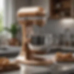 Elegant KitchenAid Professional Mixer in a modern kitchen setting