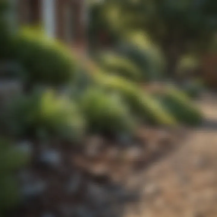 A budget sheet with landscaping costs breakdown