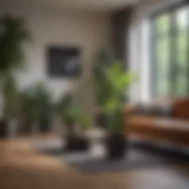 Indoor Garden: Bringing Nature Inside Diverse selection of indoor potted plants in a modern living room