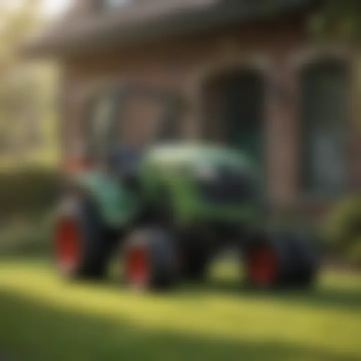 Application of lawn fertilizer using a spreader