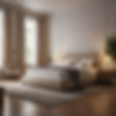 Elegant Bedroom with Luxury Mattress Elegant bedroom setting featuring luxury mattress