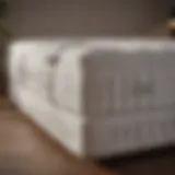 Luxurious king-size mattress showcasing premium materials