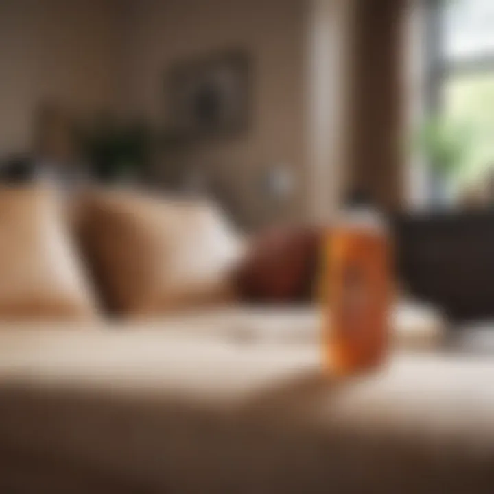 Different cleaning solutions for upholstery