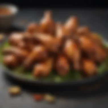 Flavorful Seasonings for Perfect Wings A variety of seasonings and sauces for chicken wings