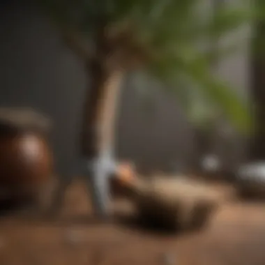 Essential tools for palm tree trimming