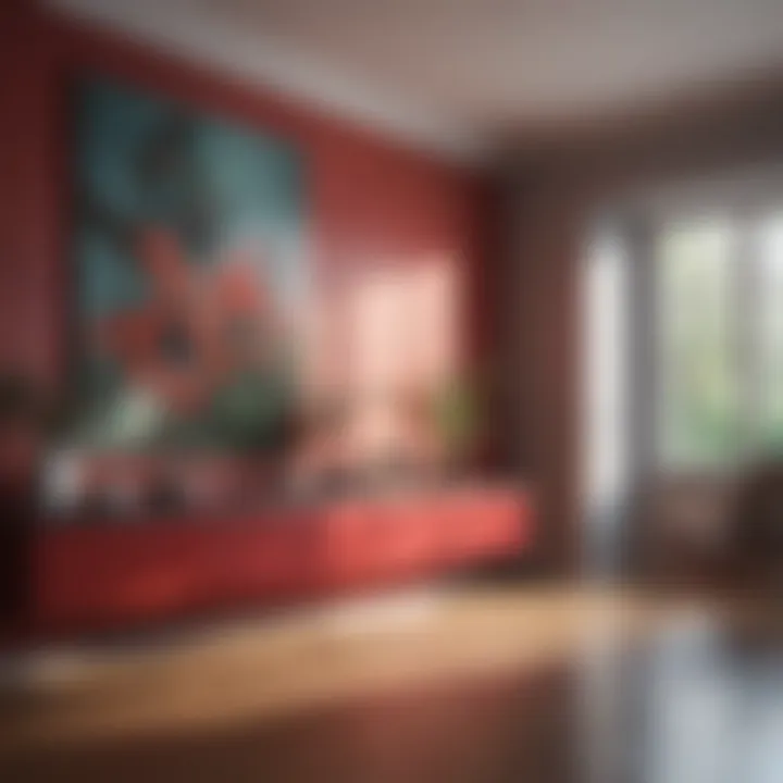 Vibrant color palette for modern interiors