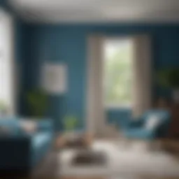 Tranquil Blue Living Room