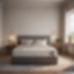 Nectar mattress in a well-decorated bedroom setting