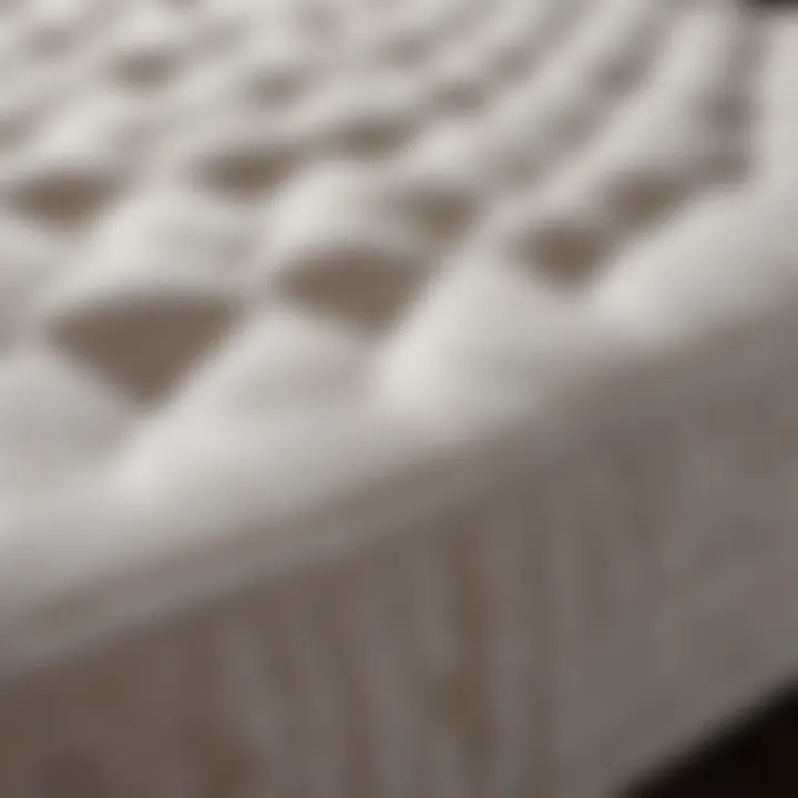 Close-up of the Nectar mattress fabric and texture
