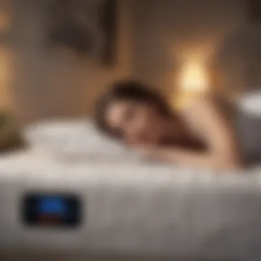 User Experiencing Comfort on Nectar Mattress User enjoying a peaceful sleep on the Nectar mattress