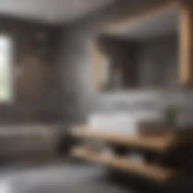 Smart Technology in Modern Bathroom Design Elegant modern bathroom with smart technology features
