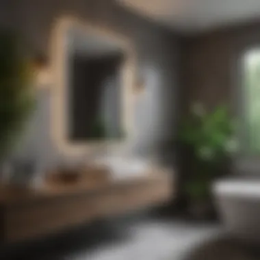 Timeless Design Meets Modern Aesthetics Timeless design elements in a contemporary bathroom