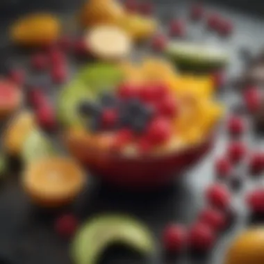 Vibrant Assortment of Fruits for Blending A vibrant assortment of fruits ready for blending in the Ninja Bullet