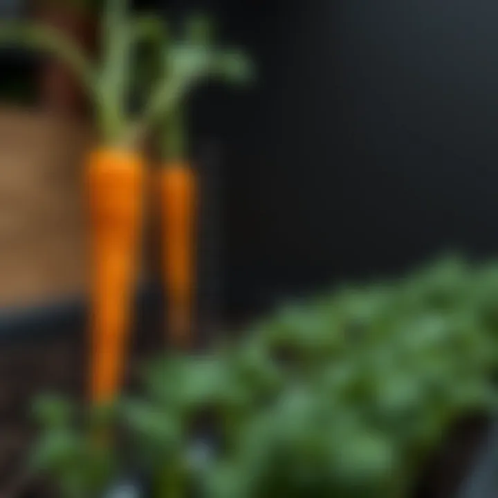 Soil pH Scale for Carrots Visual representation of soil pH scale relevant to carrots