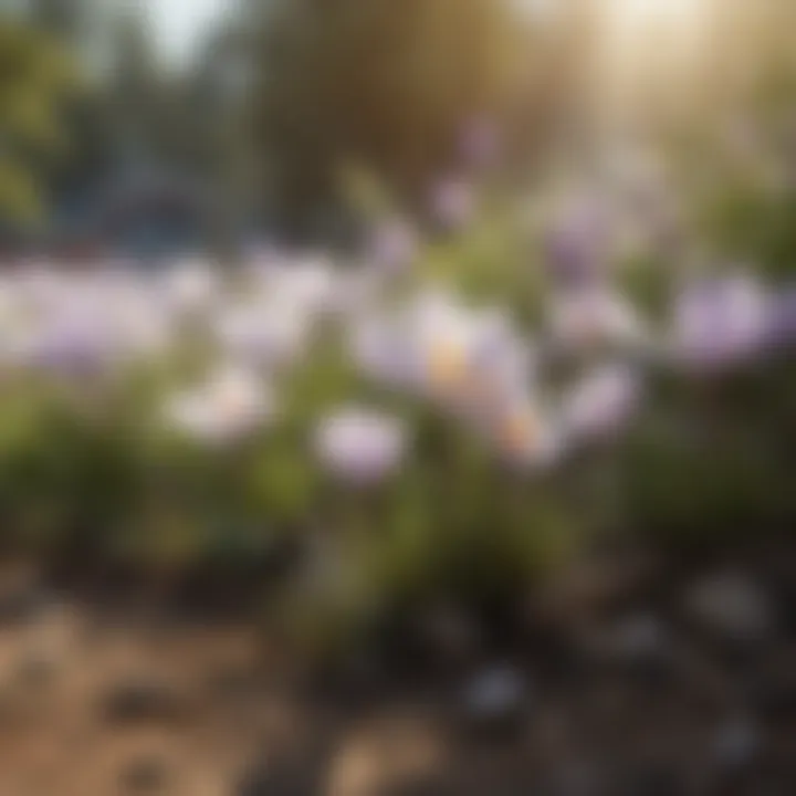 An infographic depicting essential care tips for crocuses, including watering, sunlight, and fertilization.