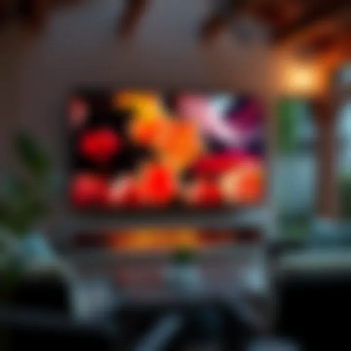 High-Tech Outdoor TV with Protection High-tech outdoor television with weather protection