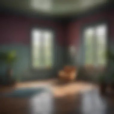 Choosing the Right Colors for Your Space A well-lit room with freshly painted walls, highlighting color choice