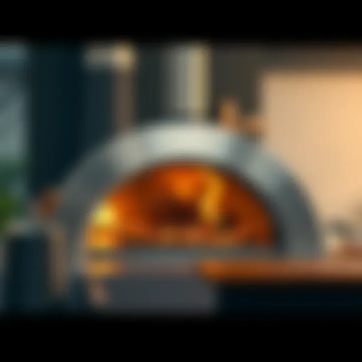 High-end pizza oven showcasing sleek design and build quality