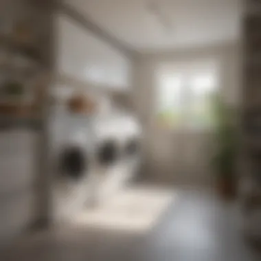 Maximized Storage for Laundry Essentials Creative storage solutions for laundry essentials