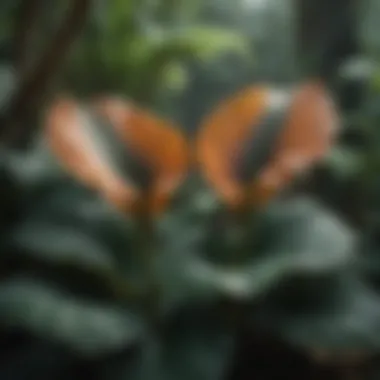 Lush garden showcasing vibrant elephant ear foliage