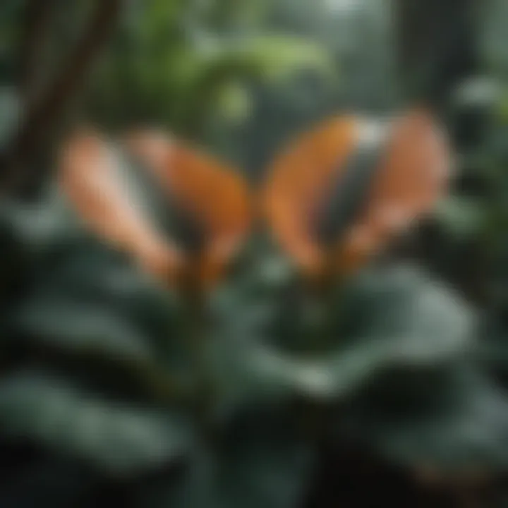 Lush garden showcasing vibrant elephant ear foliage