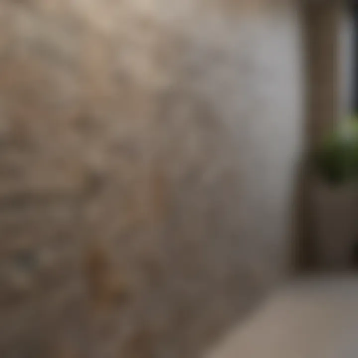 A beautifully tiled wall showcasing the end result of meticulous preparation.