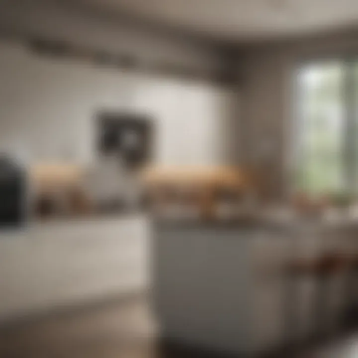 Stylish kitchen with newly refaced cabinets showcasing design elements