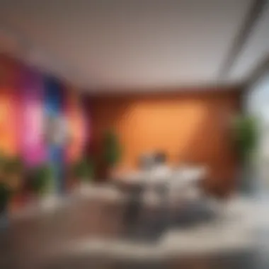 The Impact of Colorful Walls on Workplace Creativity Colorful office walls enhancing creativity and mood