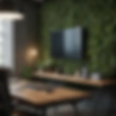 Trendy Wall Treatments for a Productive Workspace Trendy wall treatments that inspire productivity