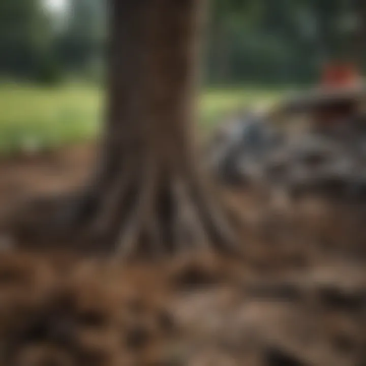 Tools for removing tree roots