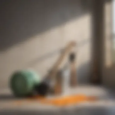Essential Tools for Repainting Walls Brush and roller tools for painting