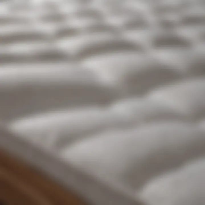 Different types of mattress pads displayed