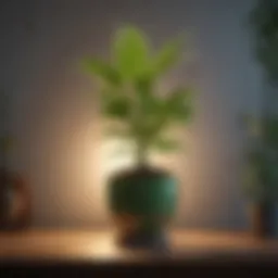 A vibrant green plant thriving after rehabilitation