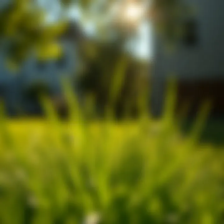 Zoysia grass demonstrating its adaptability in a sunny yard