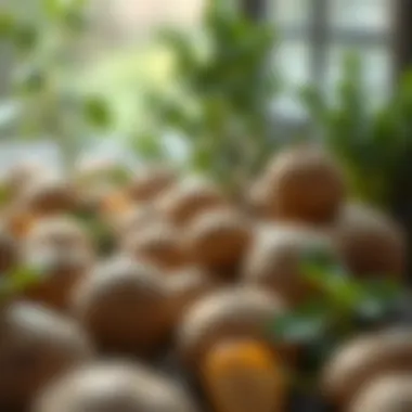 Visual representation of pest-resistant potato varieties