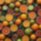 A collection of citrus fruits showcasing their vibrant colors and textures