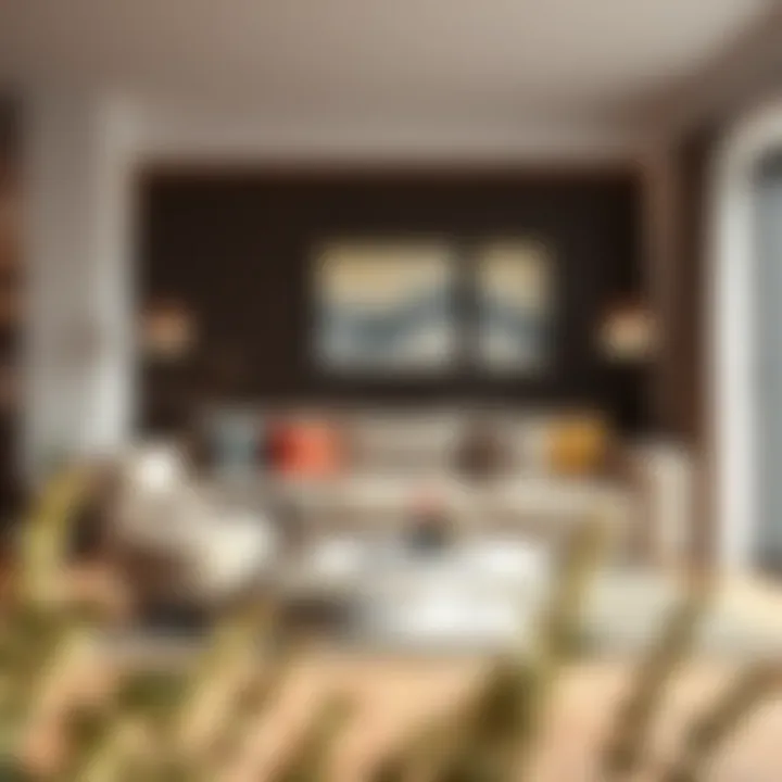 Sofa with storage options in a modern decor