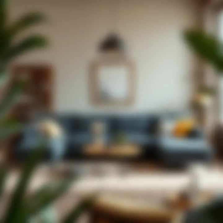 Stylish sectional sofa optimizing space