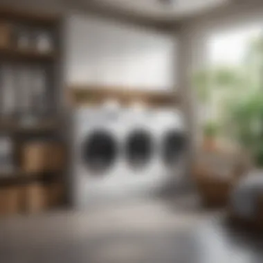 Innovative Storage Solutions Innovative storage solutions in a laundry space