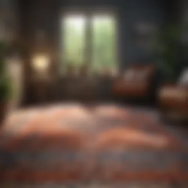 Vibrant patterns that complement small space aesthetics.