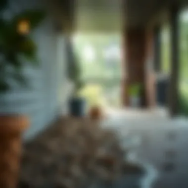 A Clean Porch Area Free of Debris Clean porch area free of debris