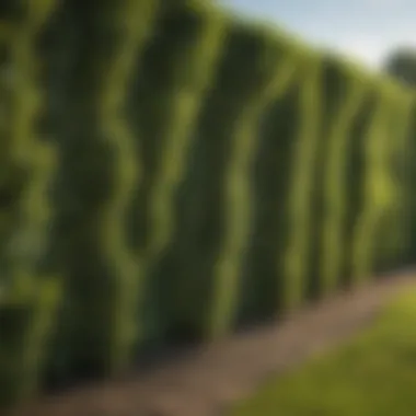 A well-designed windbreak made of hedges