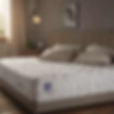Diagram illustrating proper mattress types for alleviating stiffness