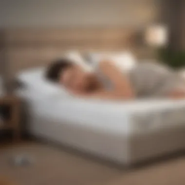 Impact on Sleep Quality with the Tempur-Pedic App Graph depicting sleep quality improvement through app usage